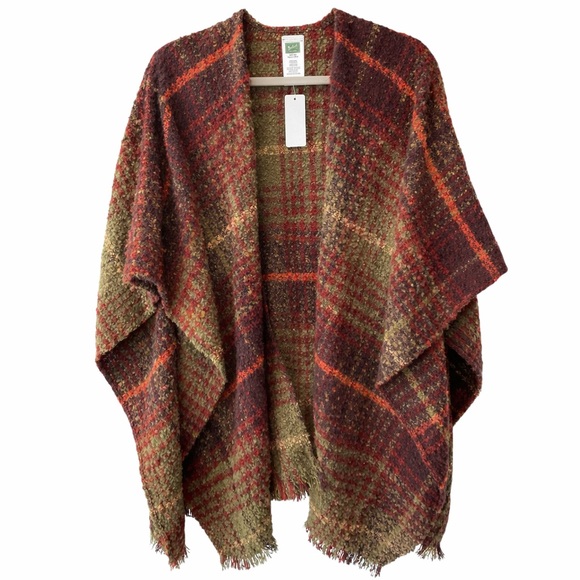 Woolrich Sweaters - Woolrich Southwestern Aztec Boucle Poncho Shawl NWT OS